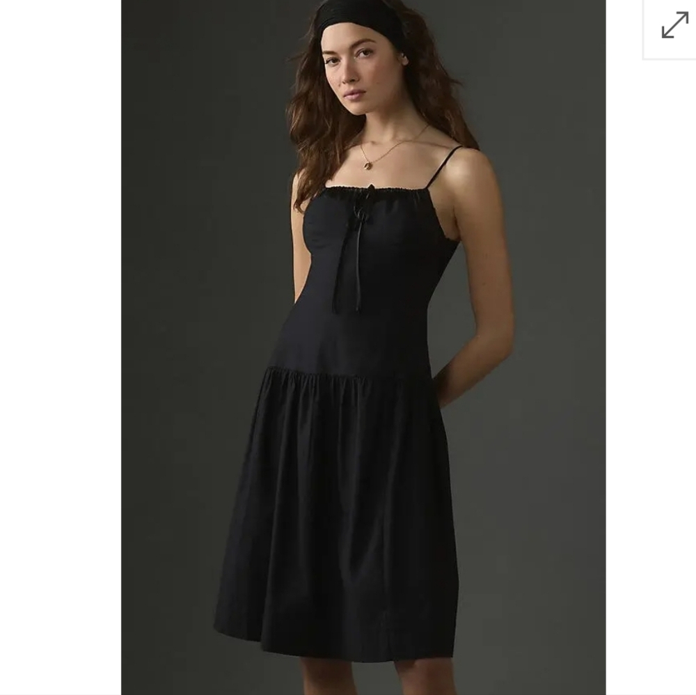 Reformation Analise Sleeveless Square -Neck Mini … - image 2